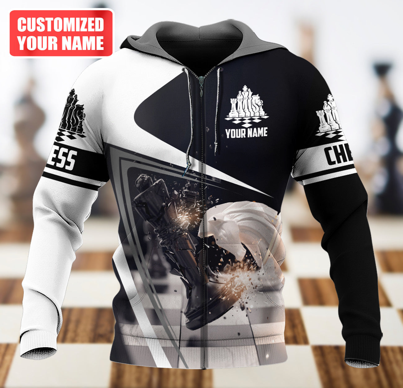 Personalized Name Chess Q5 All Over Printed Unisex Shirt