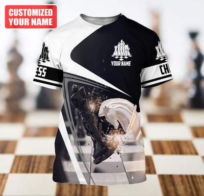 Personalized Name Chess Q5 All Over Printed Unisex Shirt