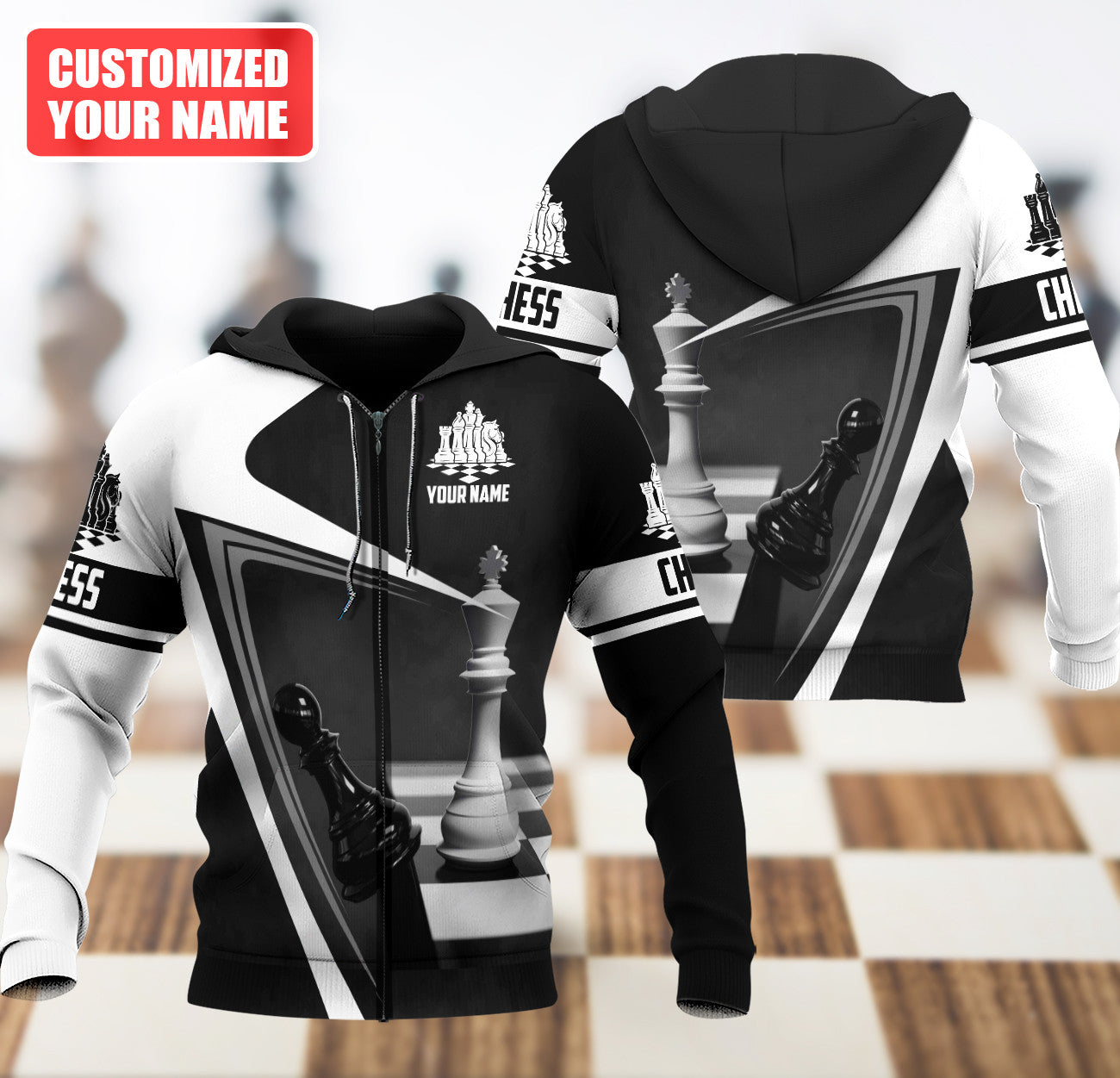 Personalized Name Chess Q6 All Over Printed Unisex Shirt