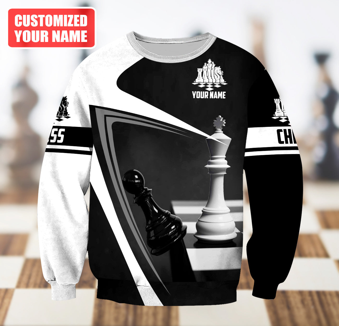 Personalized Name Chess Q6 All Over Printed Unisex Shirt