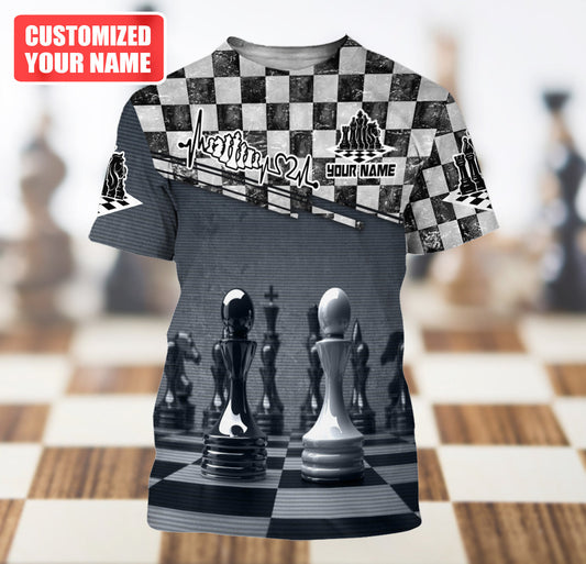 Personalized Name Chess Q7 All Over Printed Unisex Shirt