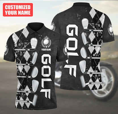 Personalized Name Golf Q22 All Over Printed Unisex Shirt