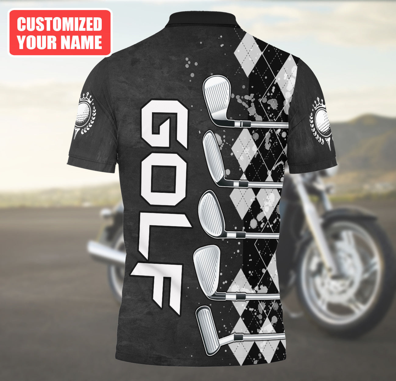 Personalized Name Golf Q22 All Over Printed Unisex Shirt