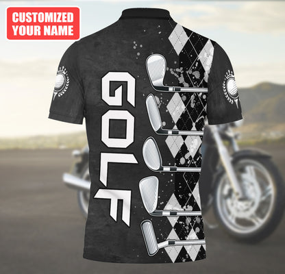 Personalized Name Golf Q22 All Over Printed Unisex Shirt