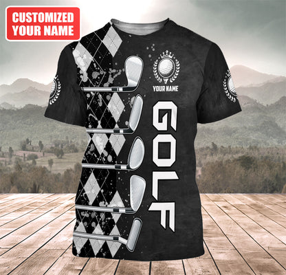 Personalized Name Golf Q22 All Over Printed Unisex Shirt
