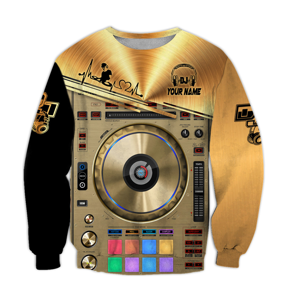 Personalized Name DJ Disc Jockey Q41 All Over Printed Unisex Shirt