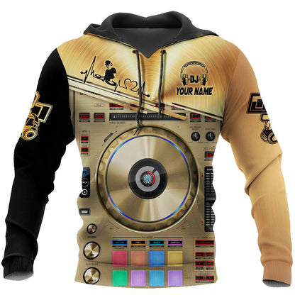 Personalized Name DJ Disc Jockey Q41 All Over Printed Unisex Shirt