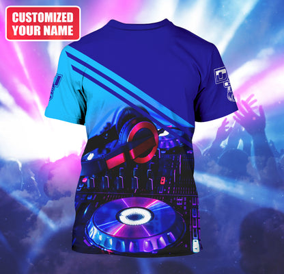 Personalized Name DJ Disc Jockey Q42 All Over Printed Unisex Shirt