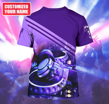 Personalized Name DJ Disc Jockey Q43 All Over Printed Unisex Shirt