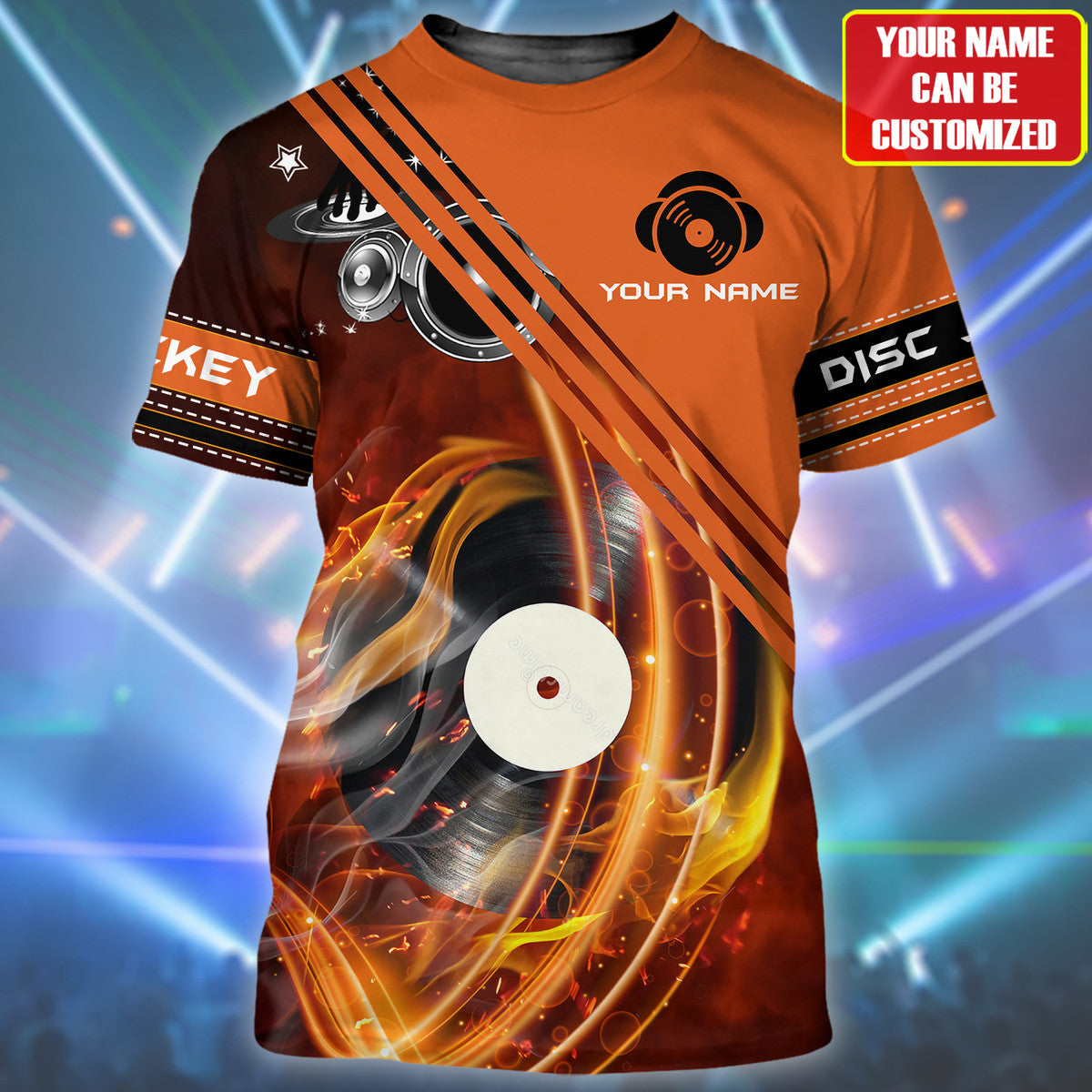 Personalized Name DJ Disc Jockey Q45 All Over Printed Unisex Shirt