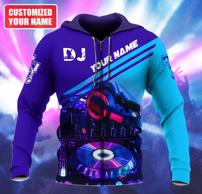 Personalized Name DJ Disc Jockey Q42 All Over Printed Unisex Shirt