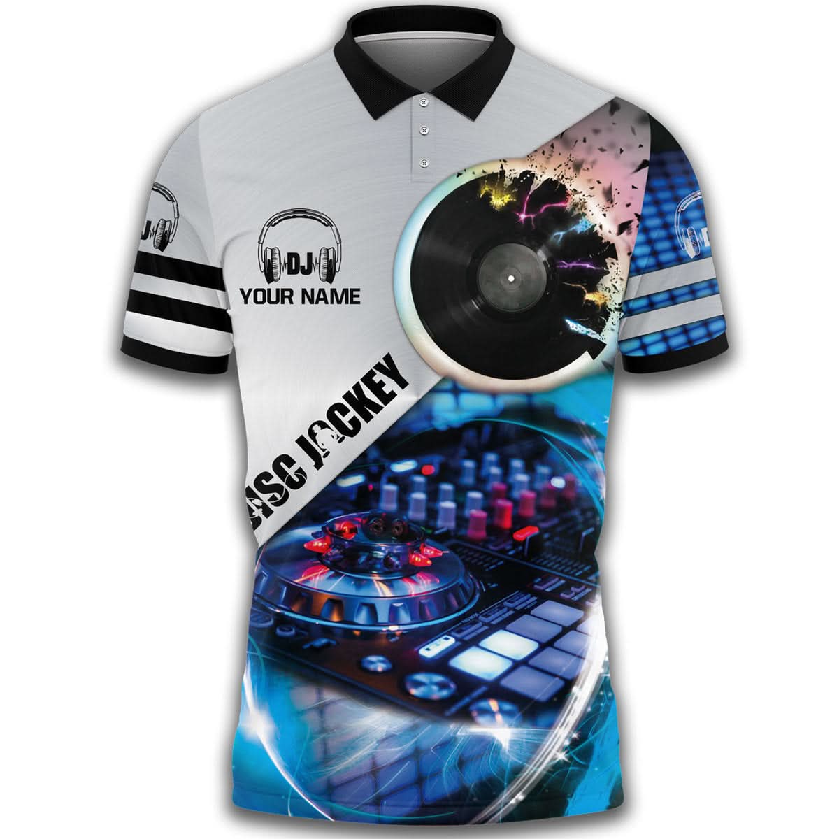 Personalized Name DJ Disc Jockey 67 All Over Printed Unisex Shirt