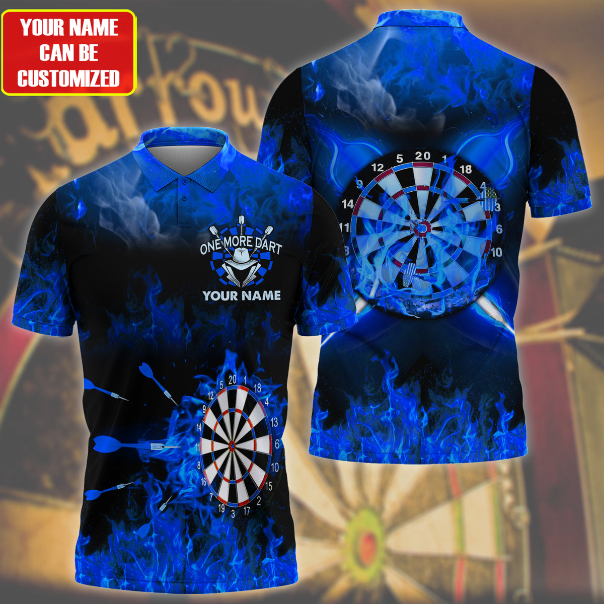 Personalized Name Darts All Over Printed Unisex Shirt - LP35