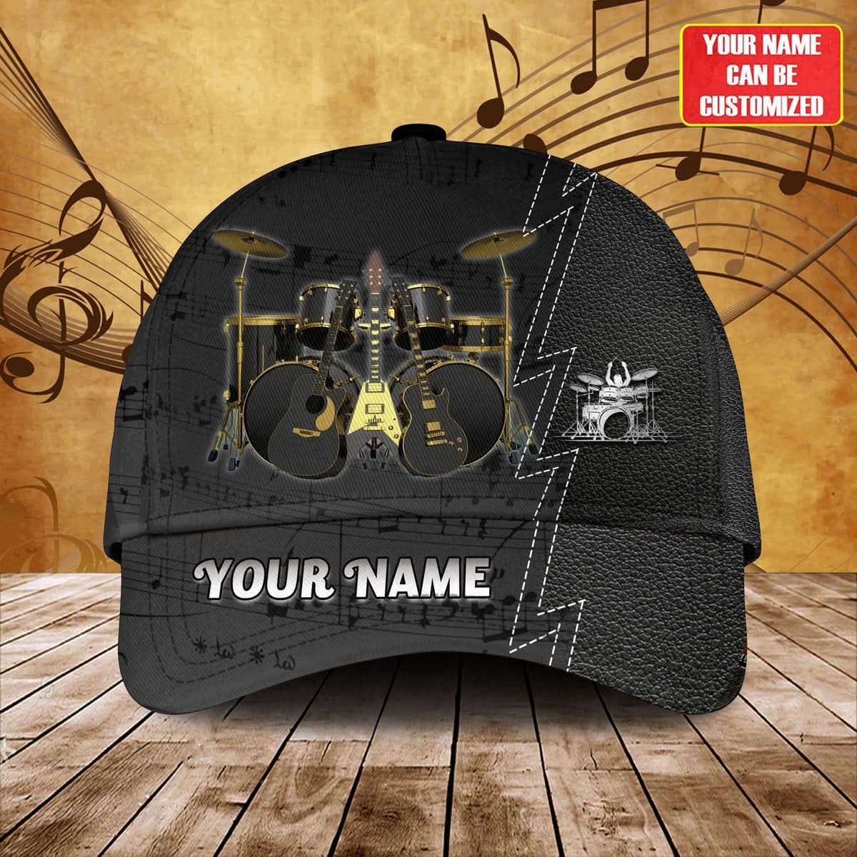 Personalized Name Drum LP2 Classic Cap