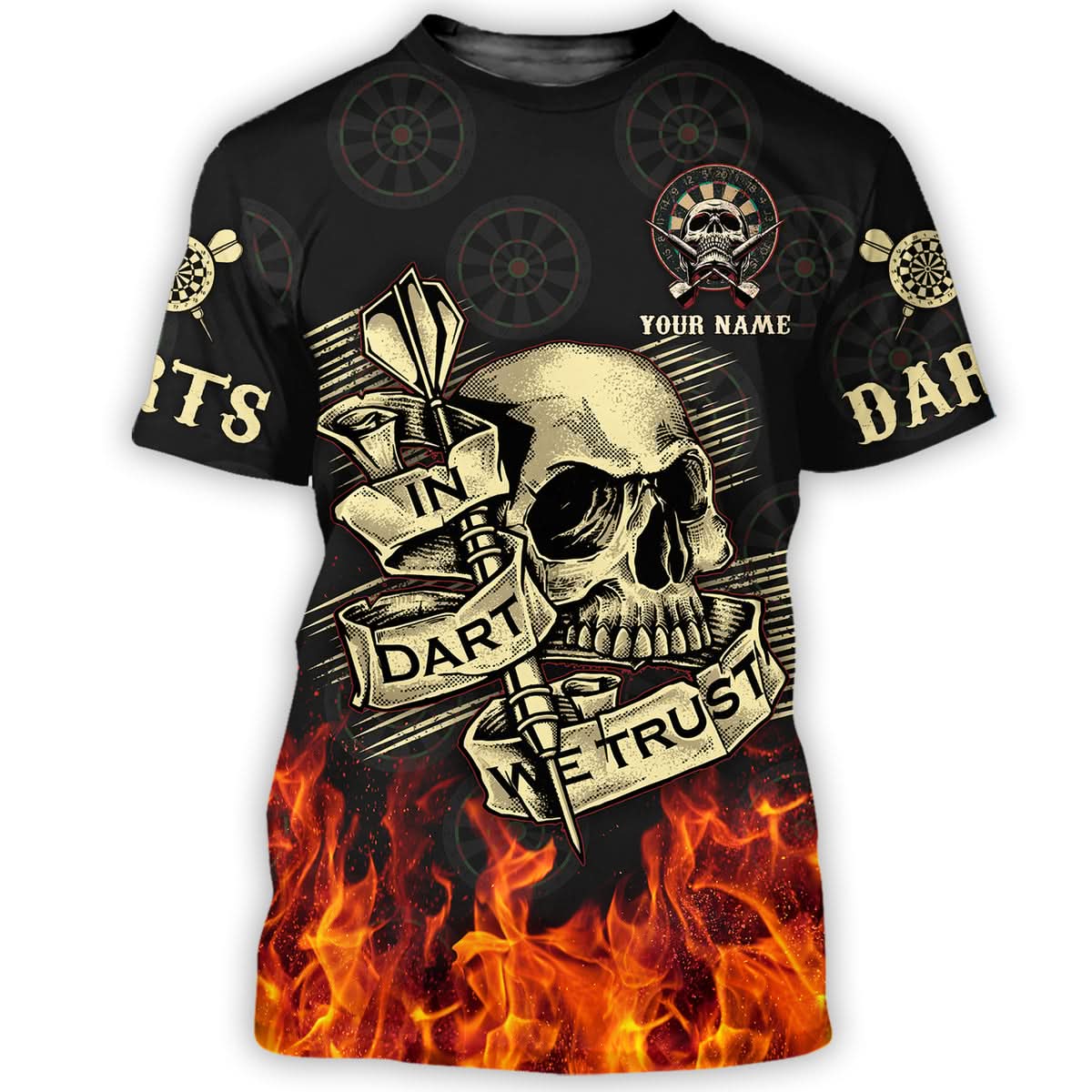 Personalized Name Darts All Over Printed Unisex Shirt - LP27