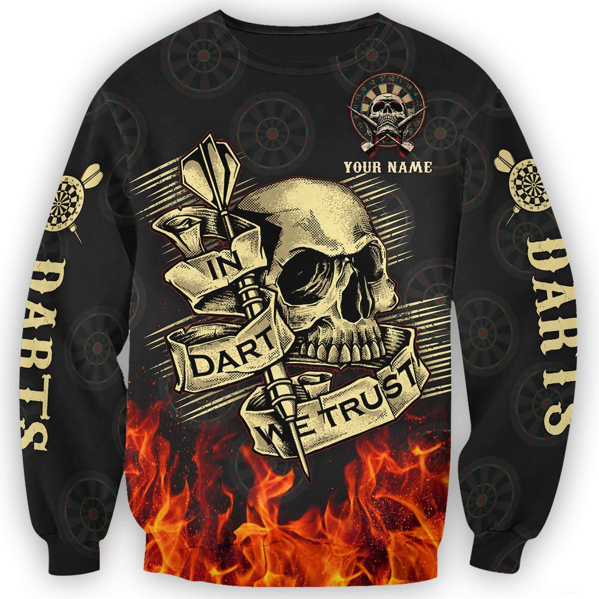 Personalized Name Darts All Over Printed Unisex Shirt - LP27