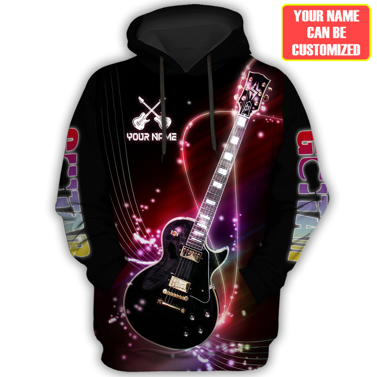 Personalized Name Electric Guitar 12 All Over Printed Unisex Shirt - YL97